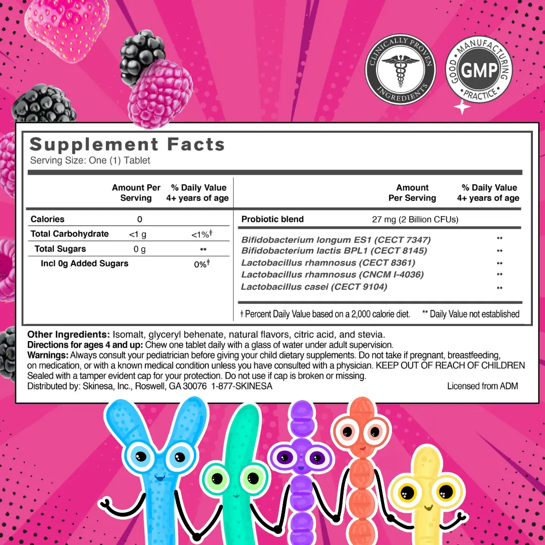 Skinesa® Kids Chewables - 180 Day Supply - Image 3